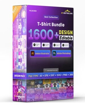 t shirt design bundle pack T-Shirt Design Mega Pack – 1600+ Customizable Graphics Design